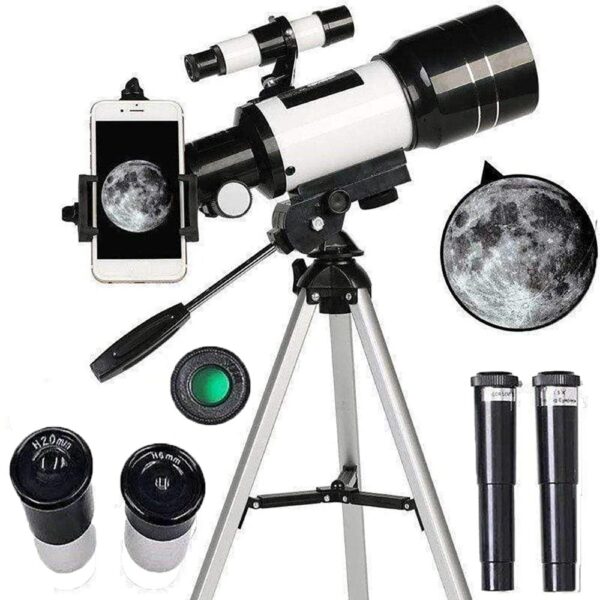 Space Telescope For Kids- 150X High Power Zoom HD Beginners Telescope with Tripod