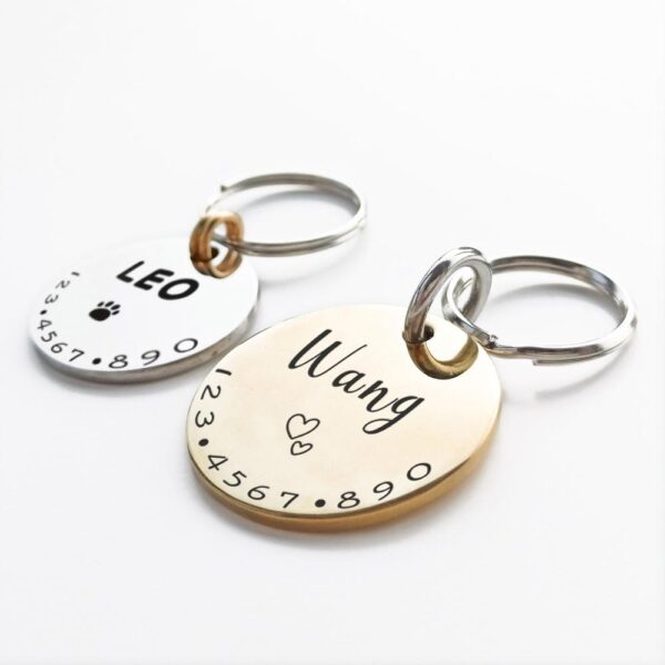Personalized Pet ID Tag Collar Custom Engraved