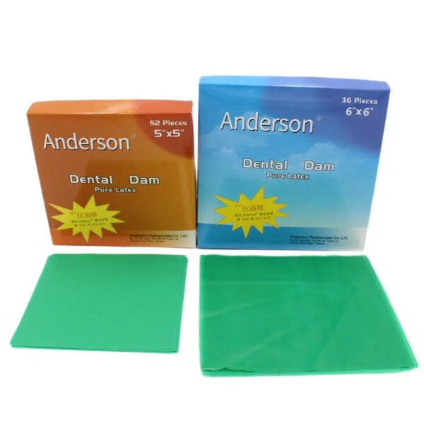 1 Box High Quality Pure Latex Rubber Dam Dental Dam Anti-allergy Dental Rubber Dam 5*5 inch 6*6 Dental material