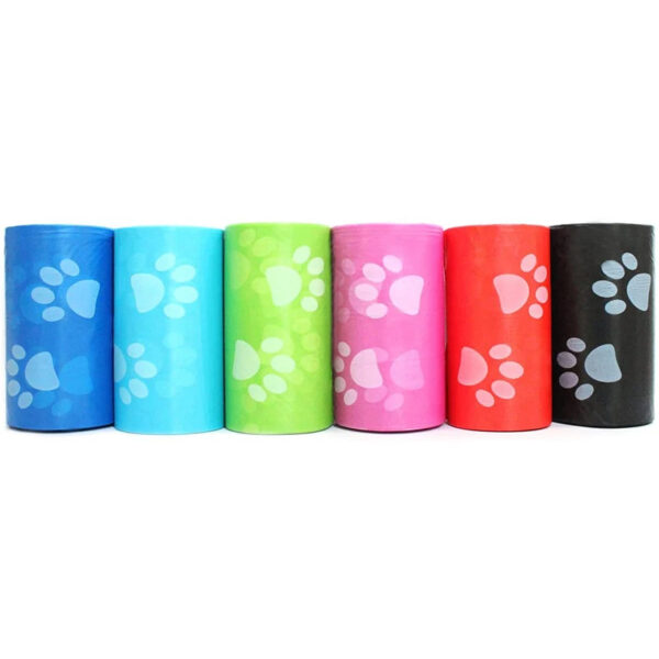 Eco-Friendly 120 Rolls Dog Poop Bags – Durable Pet Waste Bags, 15 Bags/Roll for Outdoor Use