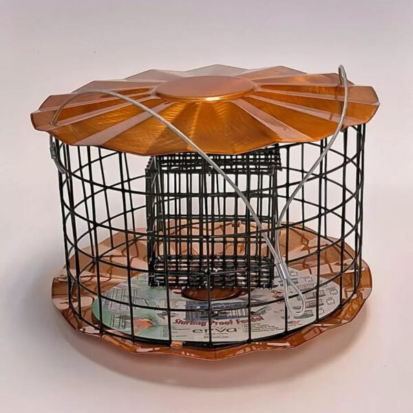 Barrier Guard Double Suet Cake Feeder - Copper