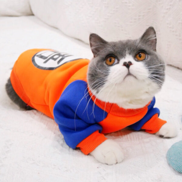 Fashion Cat Costume Vest Hoodie Sweatshirt Outfit