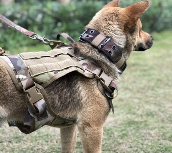 Tactical Breathable Adjustable Dog Vest harness