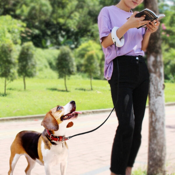 Retractable Dog Leash Led lighting Flexible Traction Rope Belt 10ft