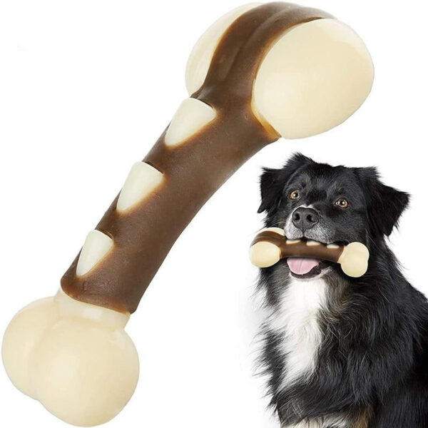 Eco-friendly Durable Dog Bone For Aggressive Chewers - Beef Flavored