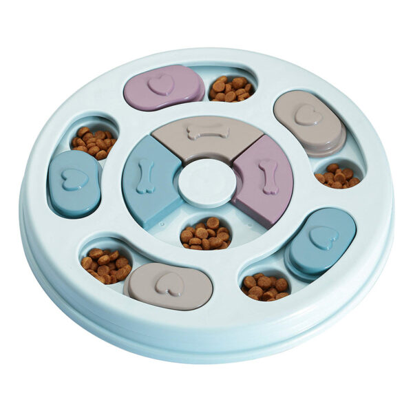 Interactive Food Feeder Slowly Eating Dispenser Non-Slip Bowl Dog Puzzle Toy