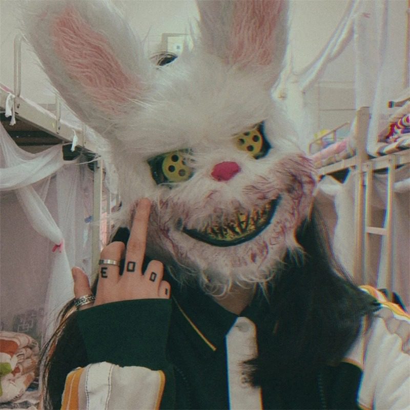 bloody rabbit mask