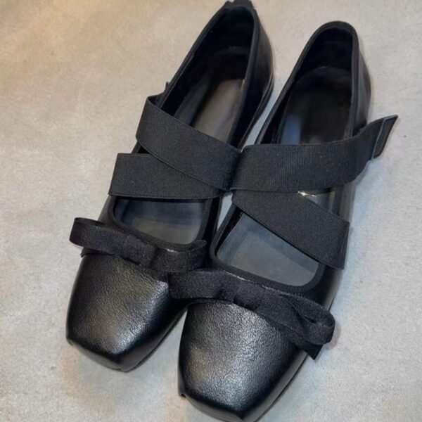 Square Toe Flats Slip-Ons