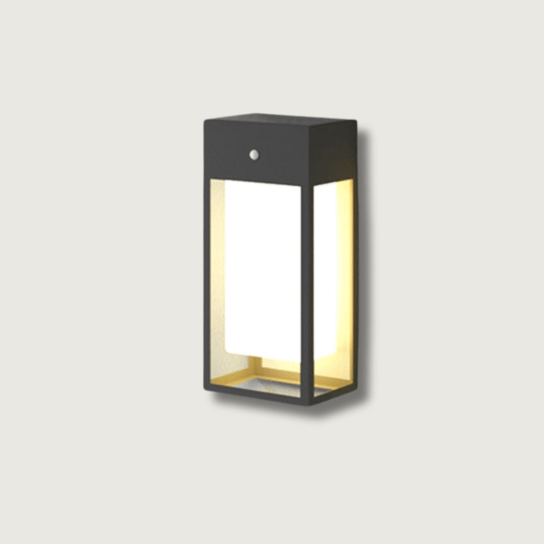 LumaSolar - Elegant Smart Wall Lamp for Enchanting Garden Lighting