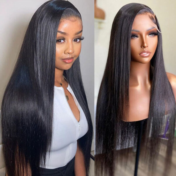 Cranberry 12A Silky Straight 5x5 Glueless Lace 18-36 Inches Long Wig | Real HD Lace