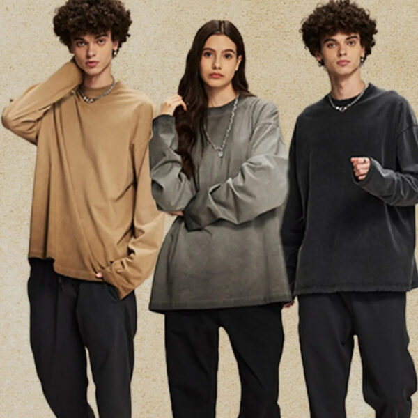 Men's Round Neck Long Sleeve T-Shirt