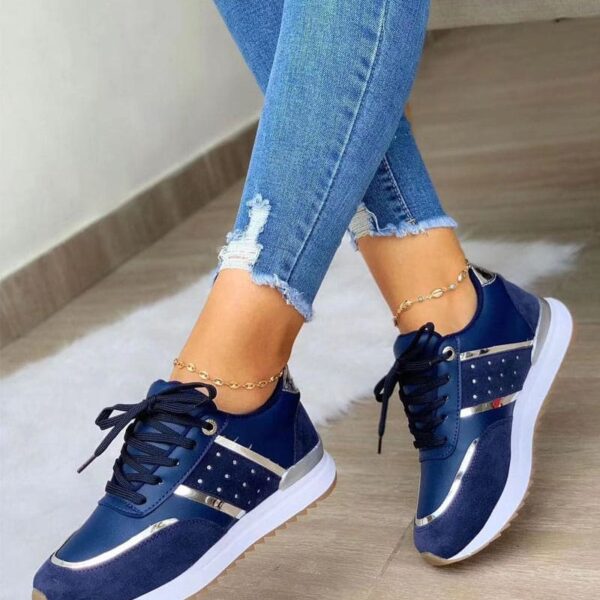 Chic and Comfy Women's Casual Sneakers - Perfect Lightweight Walking Shoes for All-Day Wear