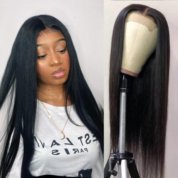 10A Cranberry 13x4/4X4 Lace Front Wigs Malaysian Silky Straight Human Hair Wigs 180% Density Pre-plucked