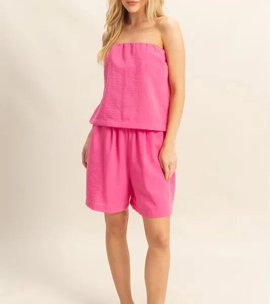 HYFVE Tube Top and Flowy Shorts Set