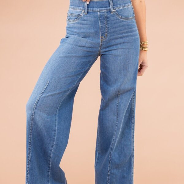 Last Day 50% OFF🔥Seamed Front Wide Leg Jeans (Buy 2 Free Shipping)