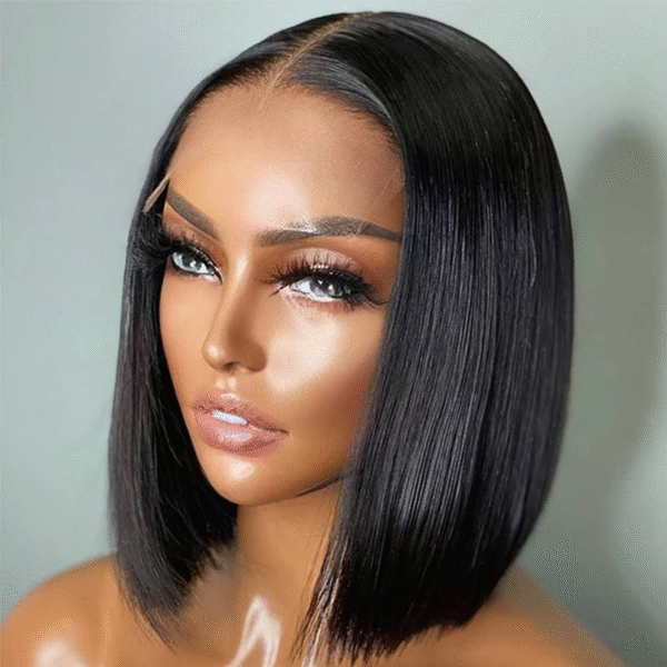 Cranberry Quick & Simple Beginner Friendly Bob Straight Real 5x5 HD Swiss Lace Wig