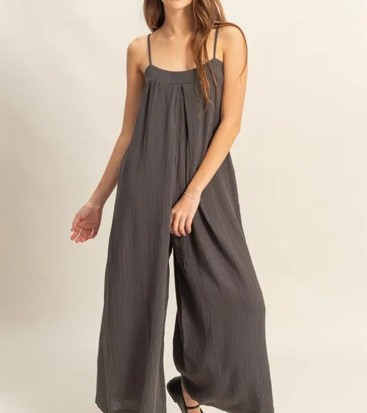 HYFVE Double Gauze Super Flowy Cami Jumpsuit