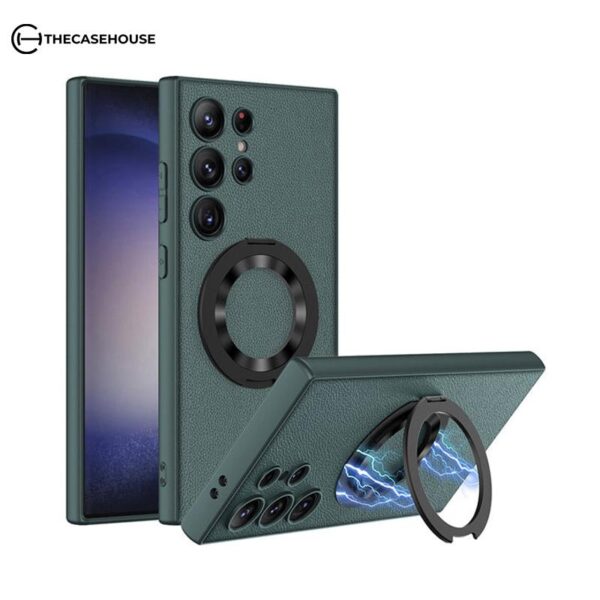 Samsung Magsafe Series | Swivel Ring Leather Case