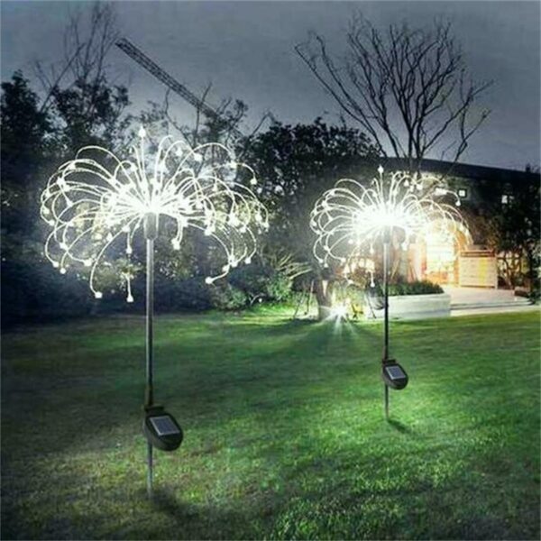 Last Day 50% OFF - Waterproof  Solar Garden Fireworks Lamp