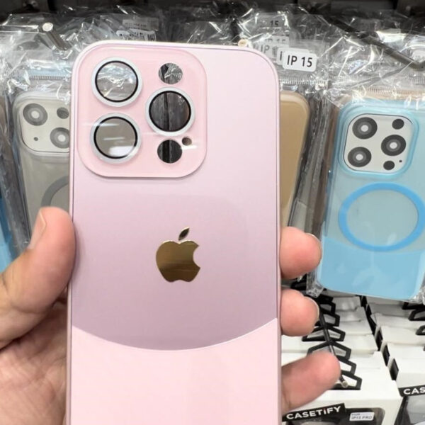 Premium Chromatic Lens Forged Carbon Glass Case For iPhone 15 Series