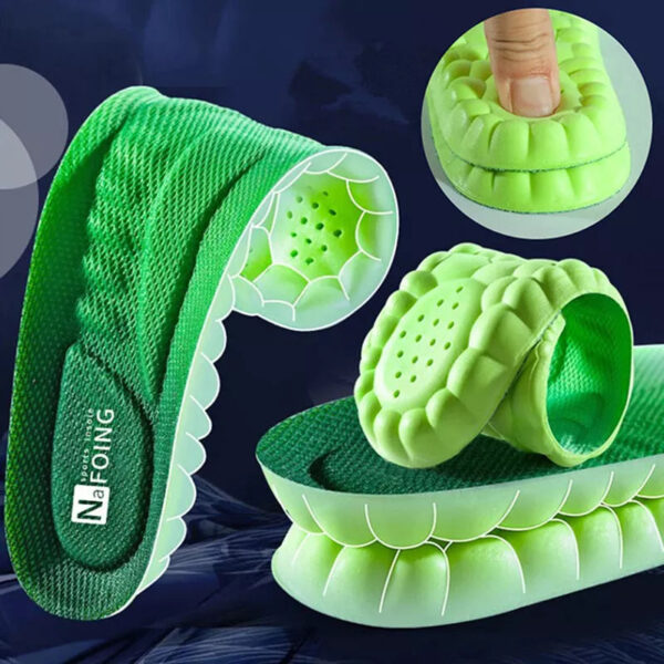 Insoles Orthopedic, Green / EU45-46(280mm)
