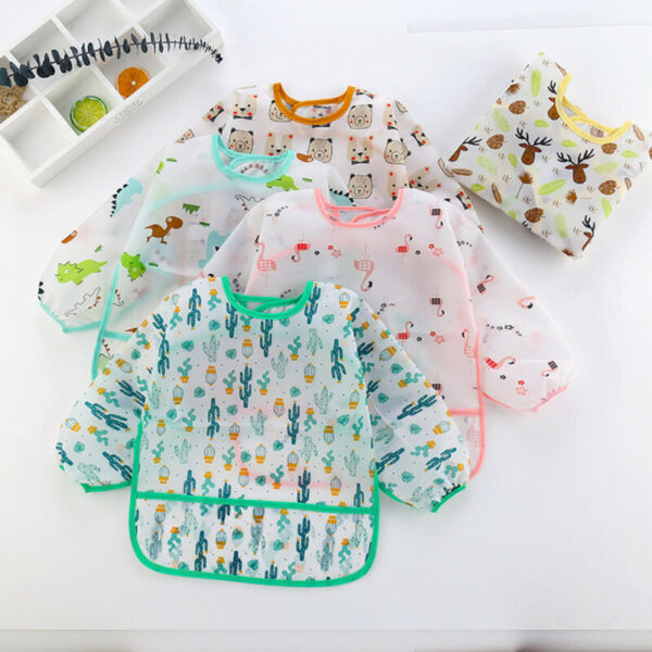 Waterproof Long Sleeve Apron for Babies/Kids