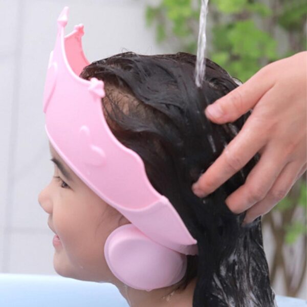 Crown Baby Shower Cap