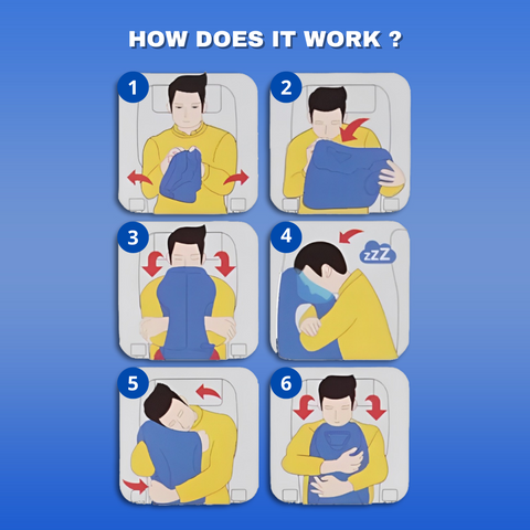 Inflatable pillow instructions