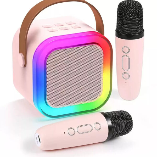 Portable Karaoke Machine With Wireless Microphones