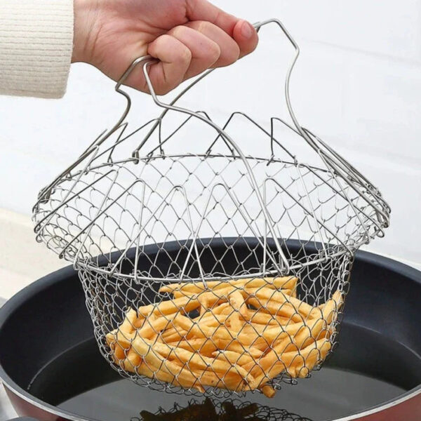 Foldable Deep Frying Basket
