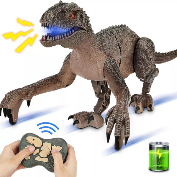 On The Hunt RC Smart Robot Dinosaur (Indominus Brown)