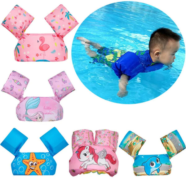 Kids Pool Floats Baby Swimming Vest with Armbands