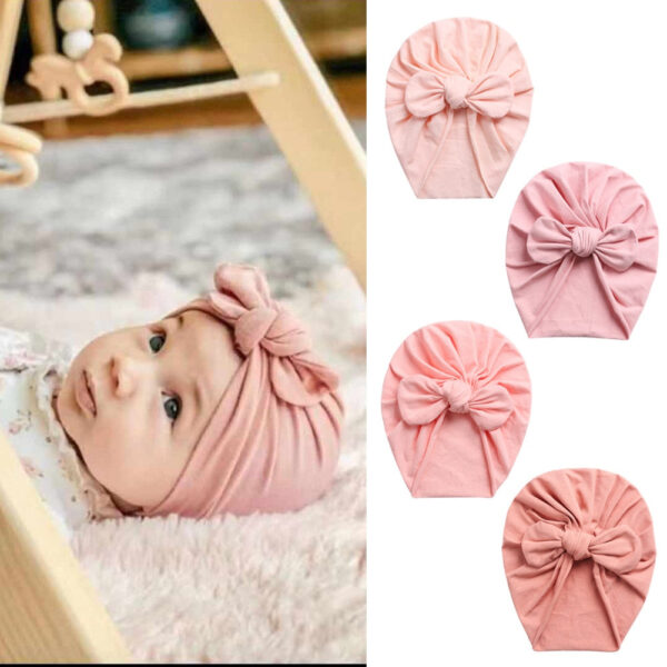 Bow Tie Baby Head Wrap/Turban