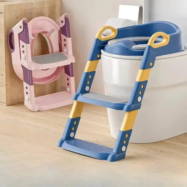 Stepped Children's Toilet | Foldable Potty Training Ladder for Kids