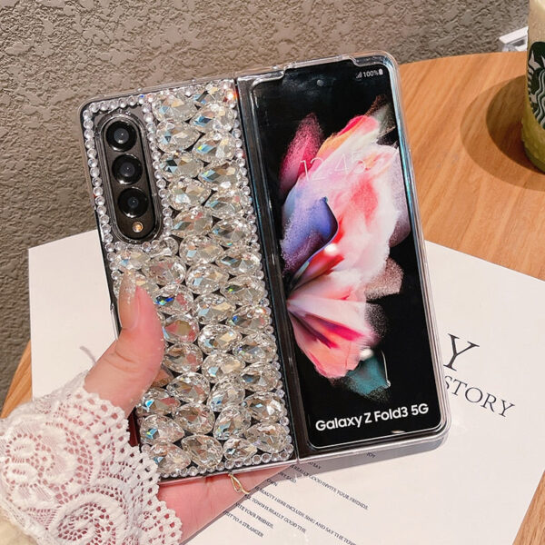 Luxury Bling Rhinestone Phone Case For Samsung Galaxy Z Fold 3