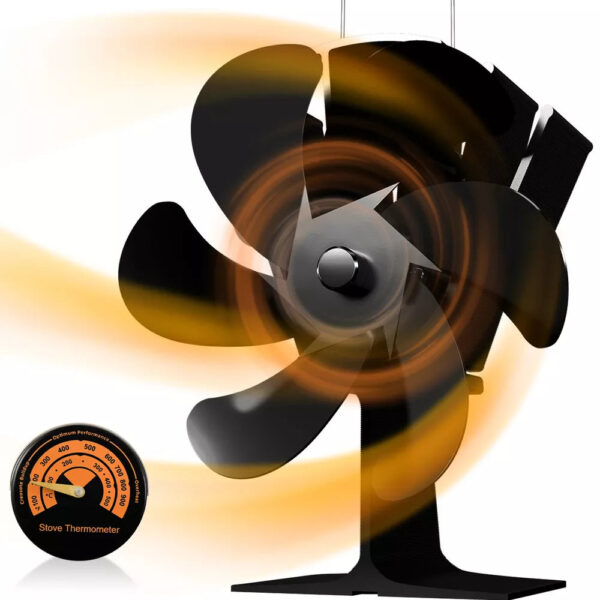 Heat-Powered Wood Stove Fan – Efficient & Silent Heat Distribution