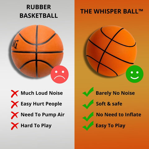 The whisper ball silent basketball vs silent basketball