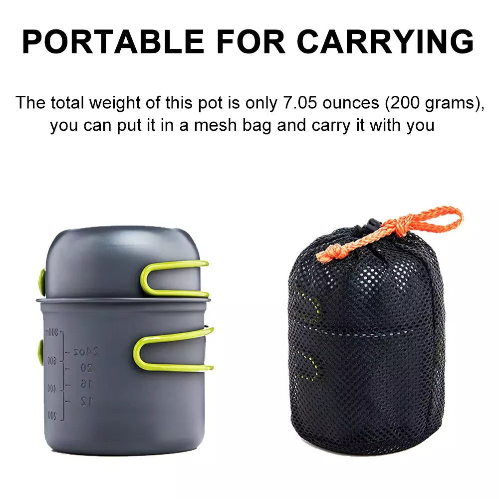 Camping Cookware with Utensils