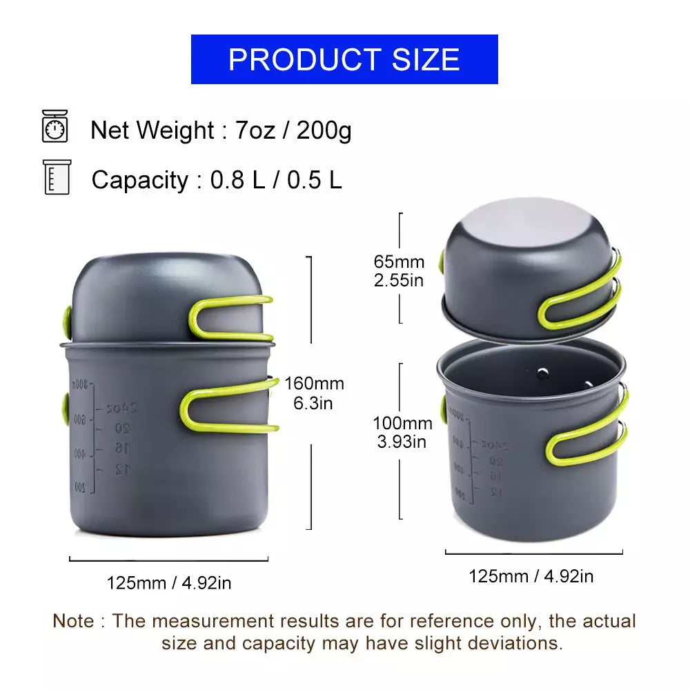 Camping Cookware Set