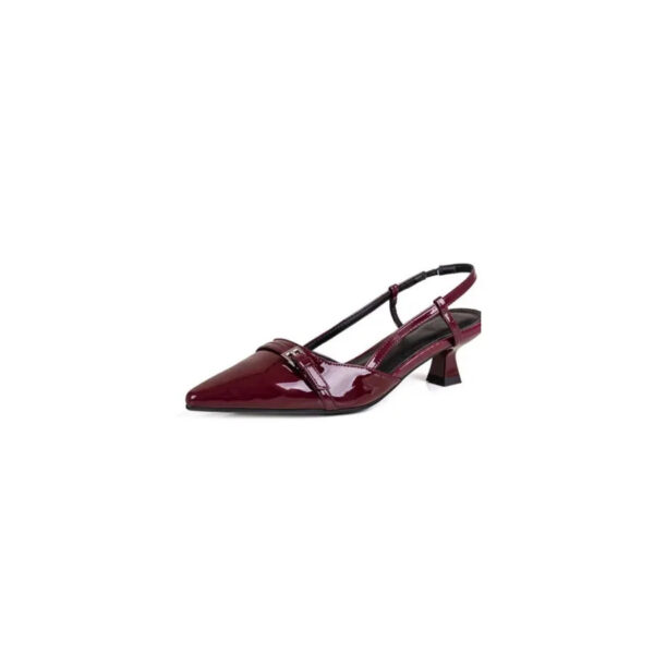 Point Toe Flare Heels Pumps