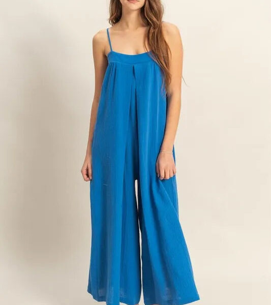 HYFVE Double Gauze Super Flowy Cami Jumpsuit