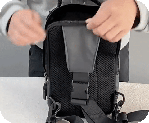 smart crossbody bag rangement