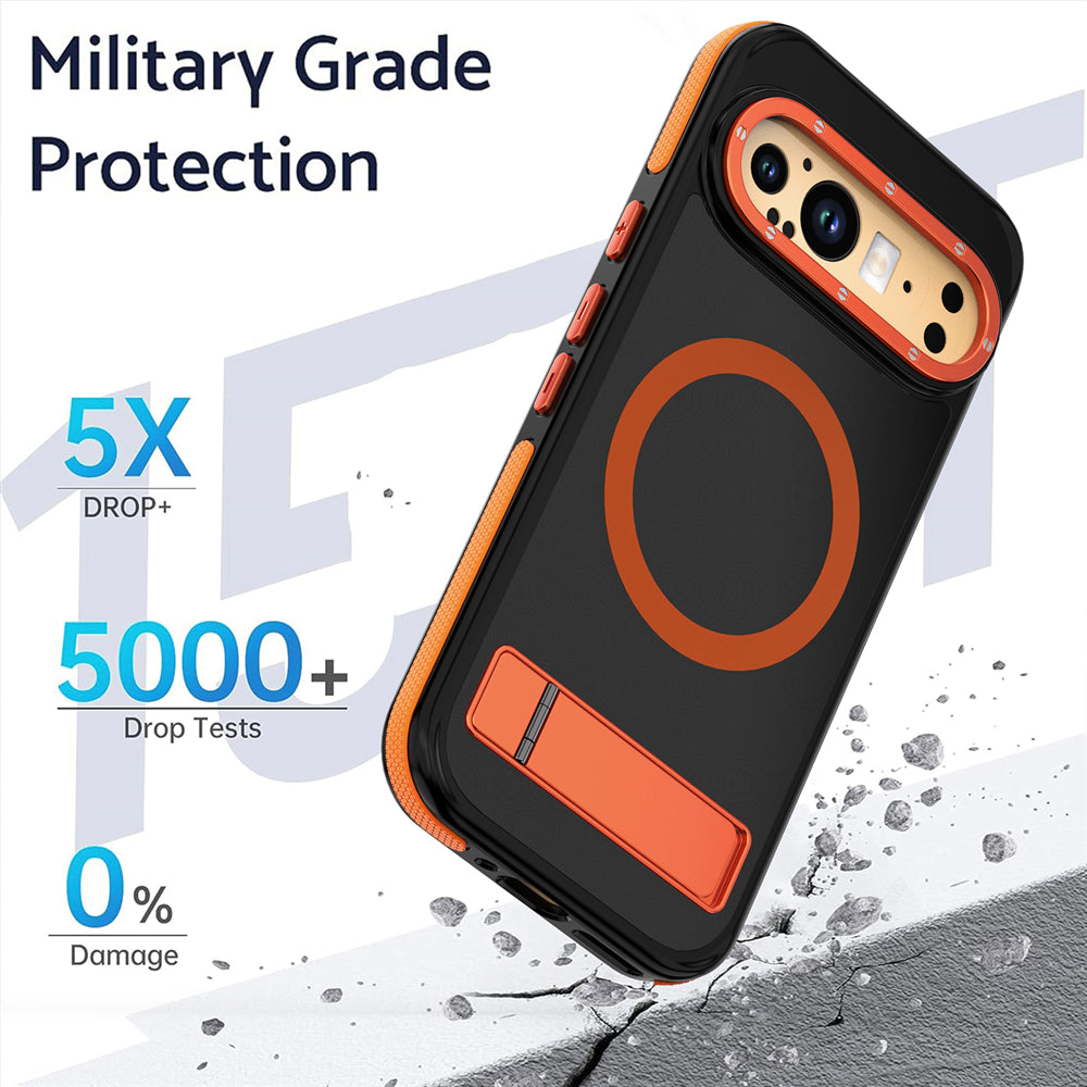 TitanMax Pixel 9 MagSafe Armor Case with Kickstand & Lens Protection