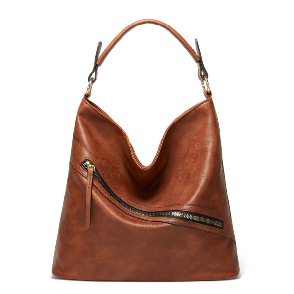 Vintage Women Shoulder Bag Large Capacity PU Luxury