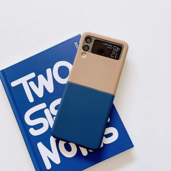 Luxury Double Color Phone Case for Samsung Galaxy Z Flip 3