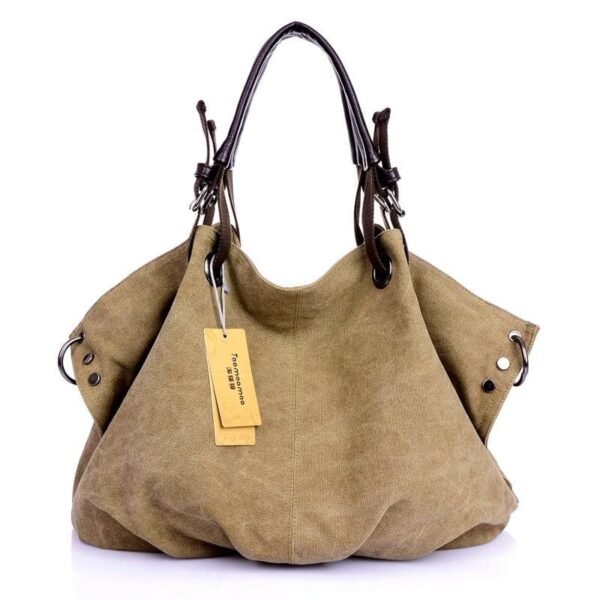 Women canvas messenger crossbody bags tote