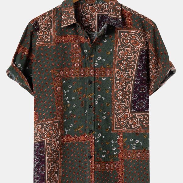 Floral Paisley Print Shirt