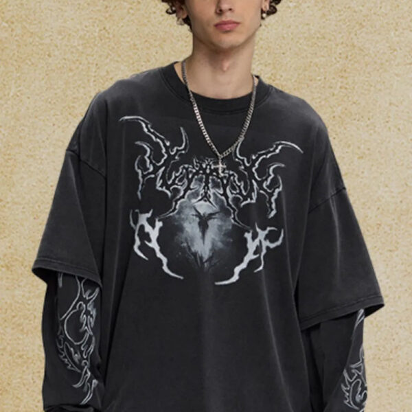 Round Neck Graphic T-Shirt
